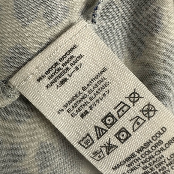 Free People Dress Mini Wrap Floral Boho Cottagecore Blue Dainty Size Medium - Picture 6 of 7